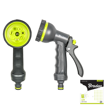 Пістолет для поливу 7 режимів SOFT LIME LINE, LE-5102 LE-5102 фото