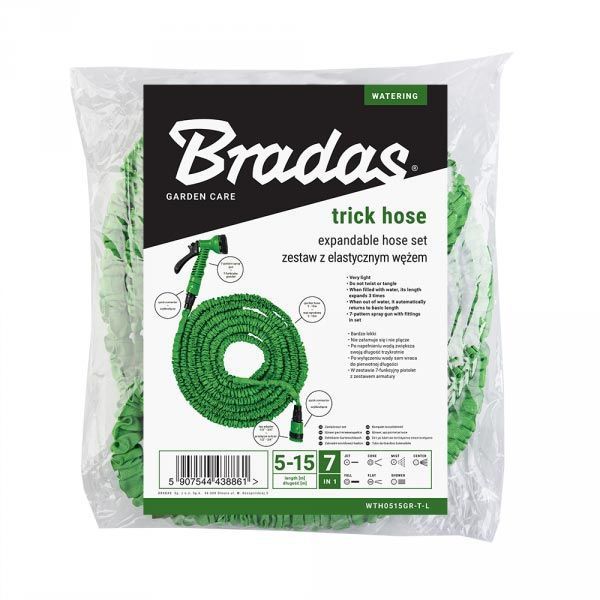 Шланг, що розтягується (комплект) TRICK HOSE 10-30м &ndash; зелений, пакет, WTH1030GR-T-L WTH1030GR-T-L фото