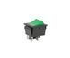 Кнопка KCD2 (250V, 15A, 4 контакти) зелена P2-0101 фото 1