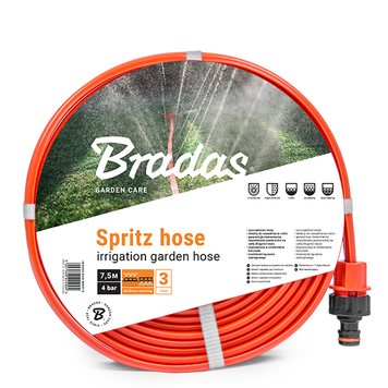 Шланг спринклерний 3-х канальний 7,5м "SPRITZ HOSE", WSH7,5 WSH7,5 фото