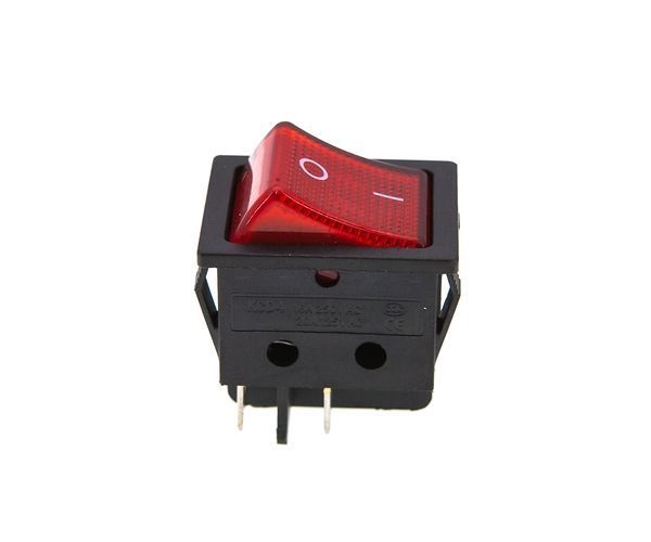 Кнопка KCD4 широка (250V, 16A, 4 контакти) P2-0180 фото