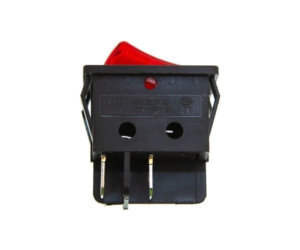 Кнопка KCD4 широка (250V, 16A, 4 контакти) P2-0180 фото