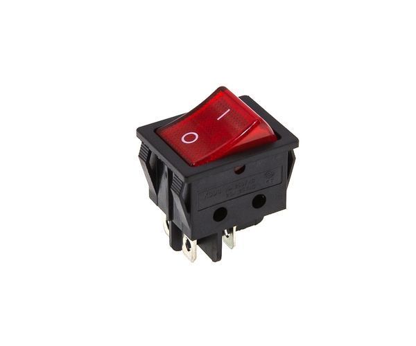 Кнопка KCD4 широка (250V, 16A, 4 контакти) P2-0180 фото
