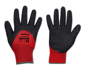 Рукавички захисні PERFECT GRIP RED FULL латекс, розмір 10, RWPGRDF10 RWPGRDF10 фото