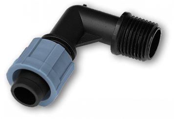Коліно сполучне крапельна стрічка &ndash; різьба зовнішня 1/2", DSTA02-12L DSTA02-12L фото