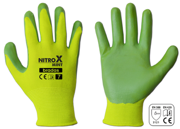 Рукавички захисні NITROX MINT нітрил, розмір 8, RWNM8 RWNM8 фото
