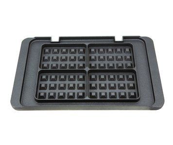 Пластина нижня для eлектрогриля DeLonghi CGH1100 (для вафель) - AS00004214 K9-0812 фото