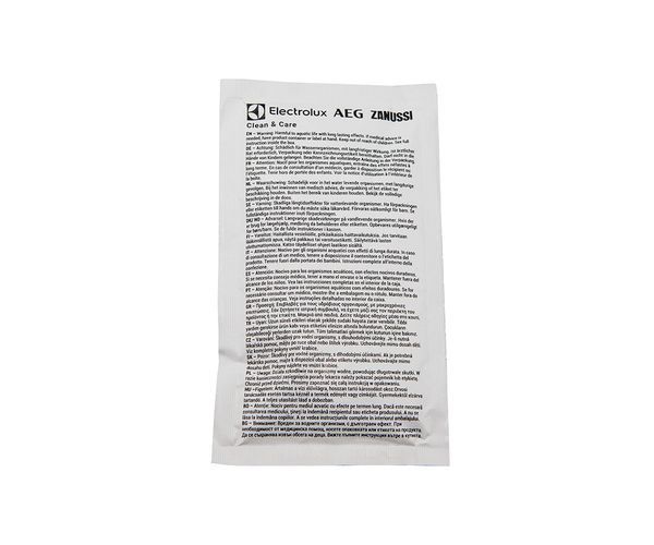 Порошок Electrolux Clean & Care 3 in 1 (12 шт/упак), сашет - M2GCP120 / M3GCP400 / 9029799195 / 7332543659500 / 902980441 C4-0153 фото